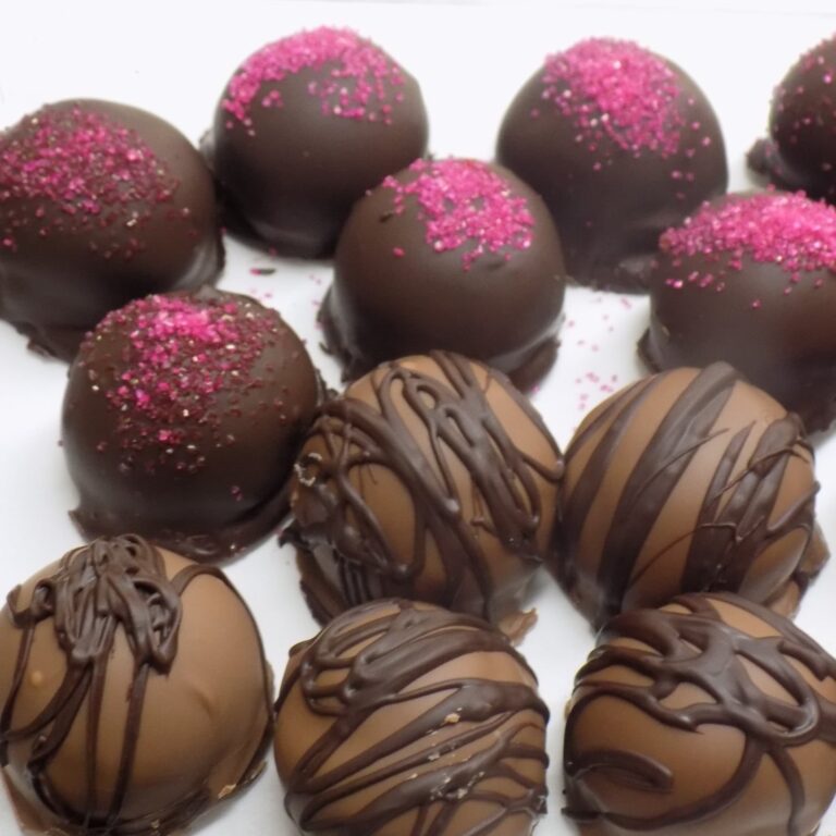 4 Giant Chocolate Truffles Murdick's Fudge Shoppe